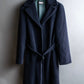 "MAX&Co." Belted design wide lapel mid-length coat