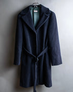 "MAX&amp;Co." Belted design wide lapel mid-length coat