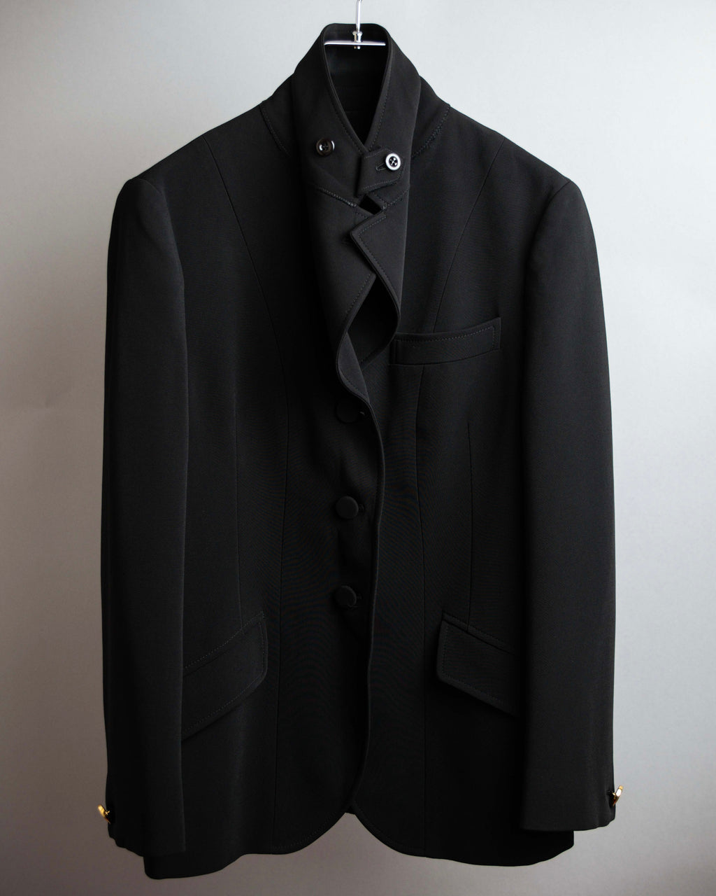 "GUCCI" Michele period stand collar modified design tailored jacket