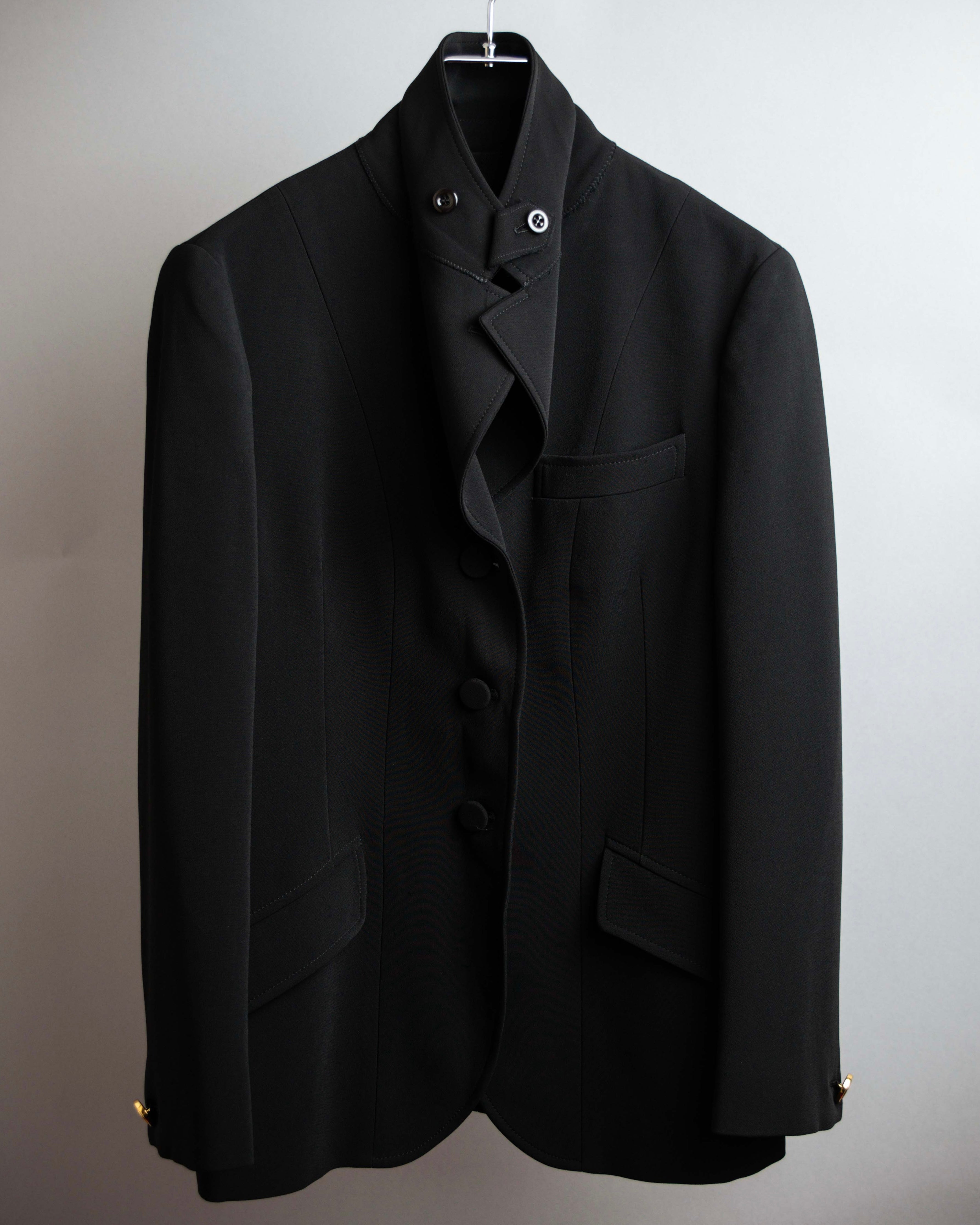 "GUCCI" Michele period stand collar modified design tailored jacket