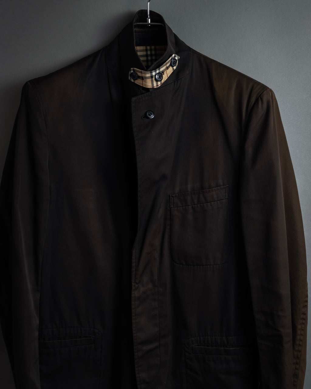 "BURBERRY" Cotton faded tailored jacket