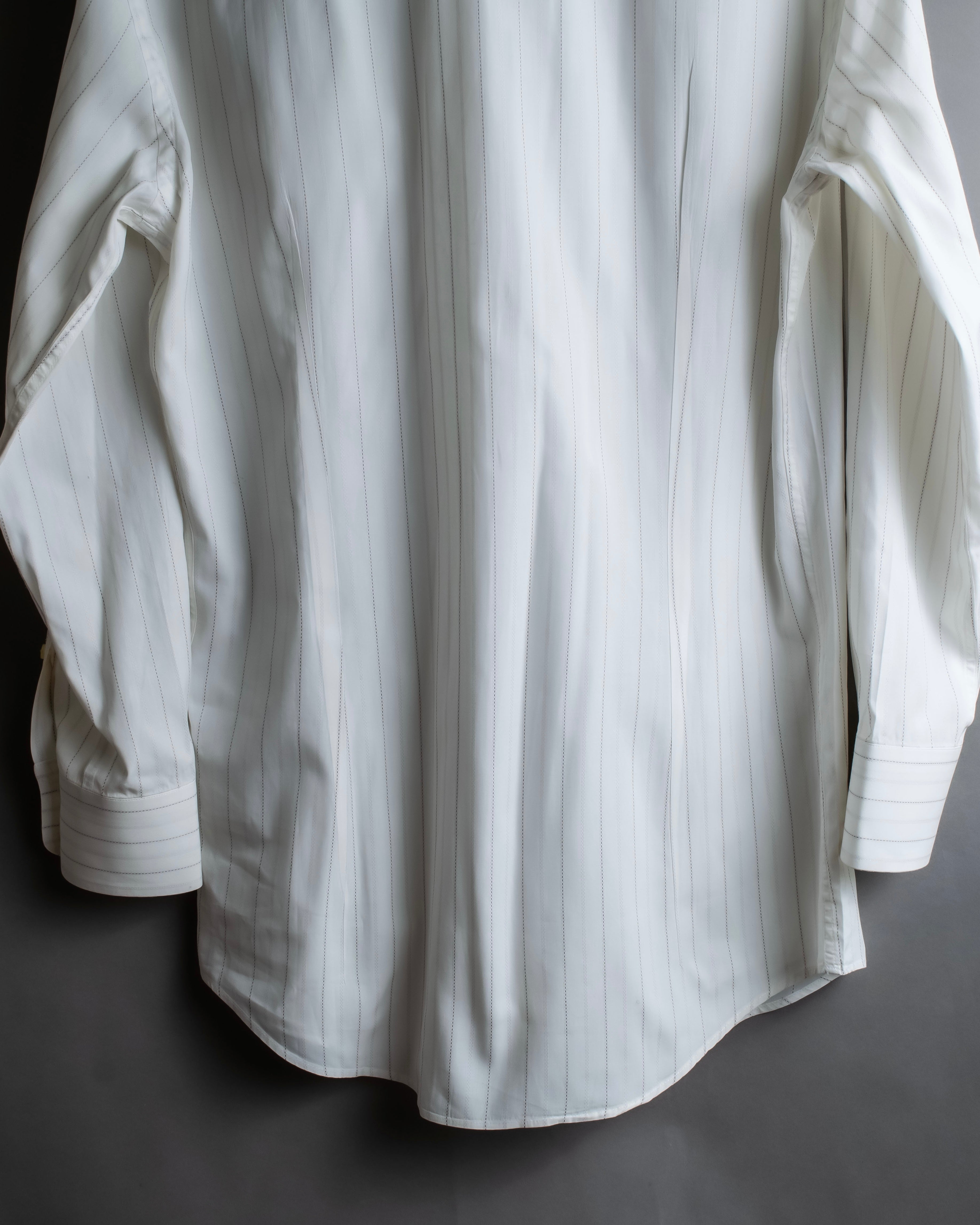 "Dolce & Gabbana" 12SS Two types of woven striped shirt