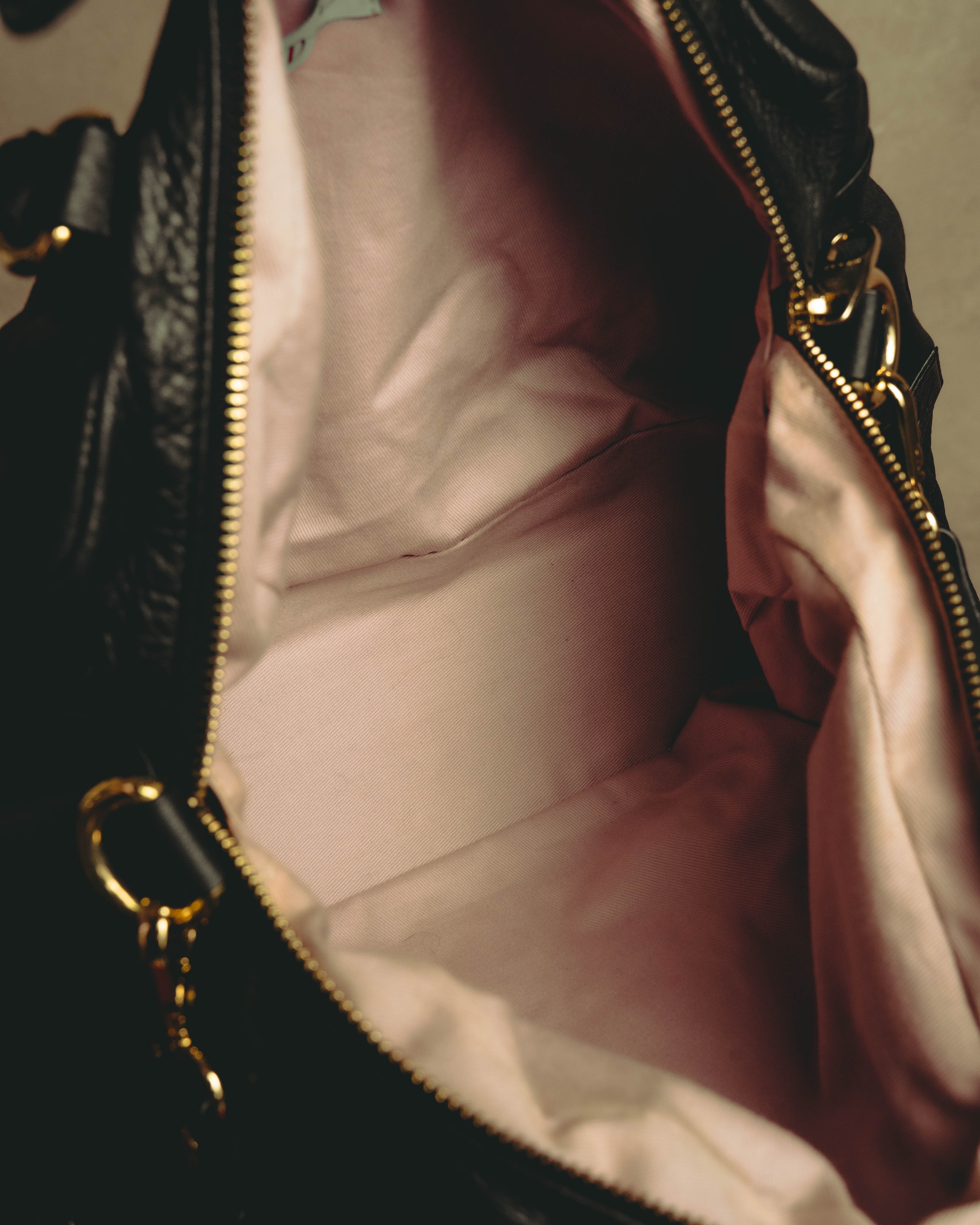 “RED VALENTINO” 2010’s lace bow leather two-way bag