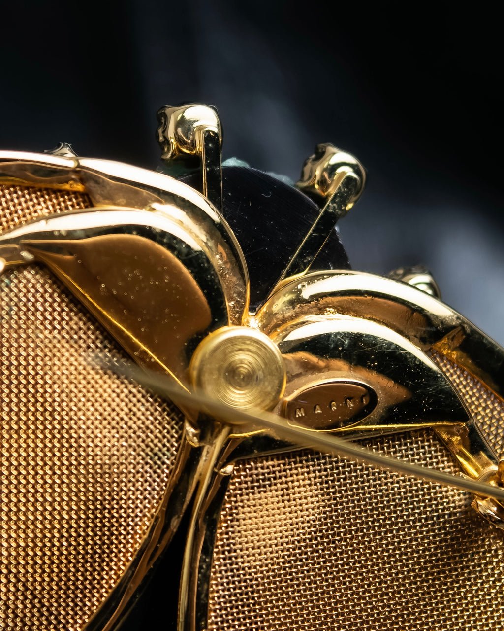 "MARNI" Bee motif jewelry brooch