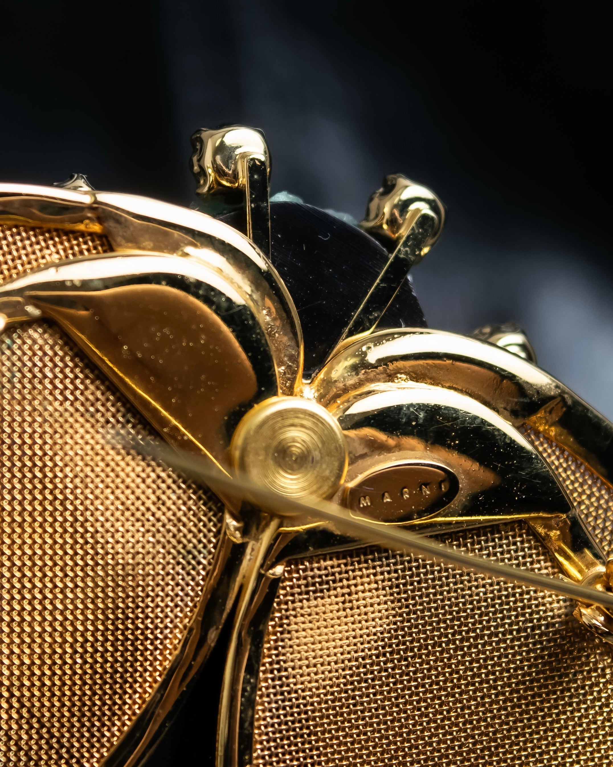 "MARNI" Bee motif jewelry brooch