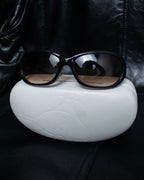 "Vivienne Westwood" Engraved temple logo oval sunglasses