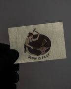 "STUDEBAKER" S-hook curved design gold brass bracelet