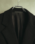 –SPECIAL– “GUCCI” 90’s Tom Ford era concealed-front wool long chester coat