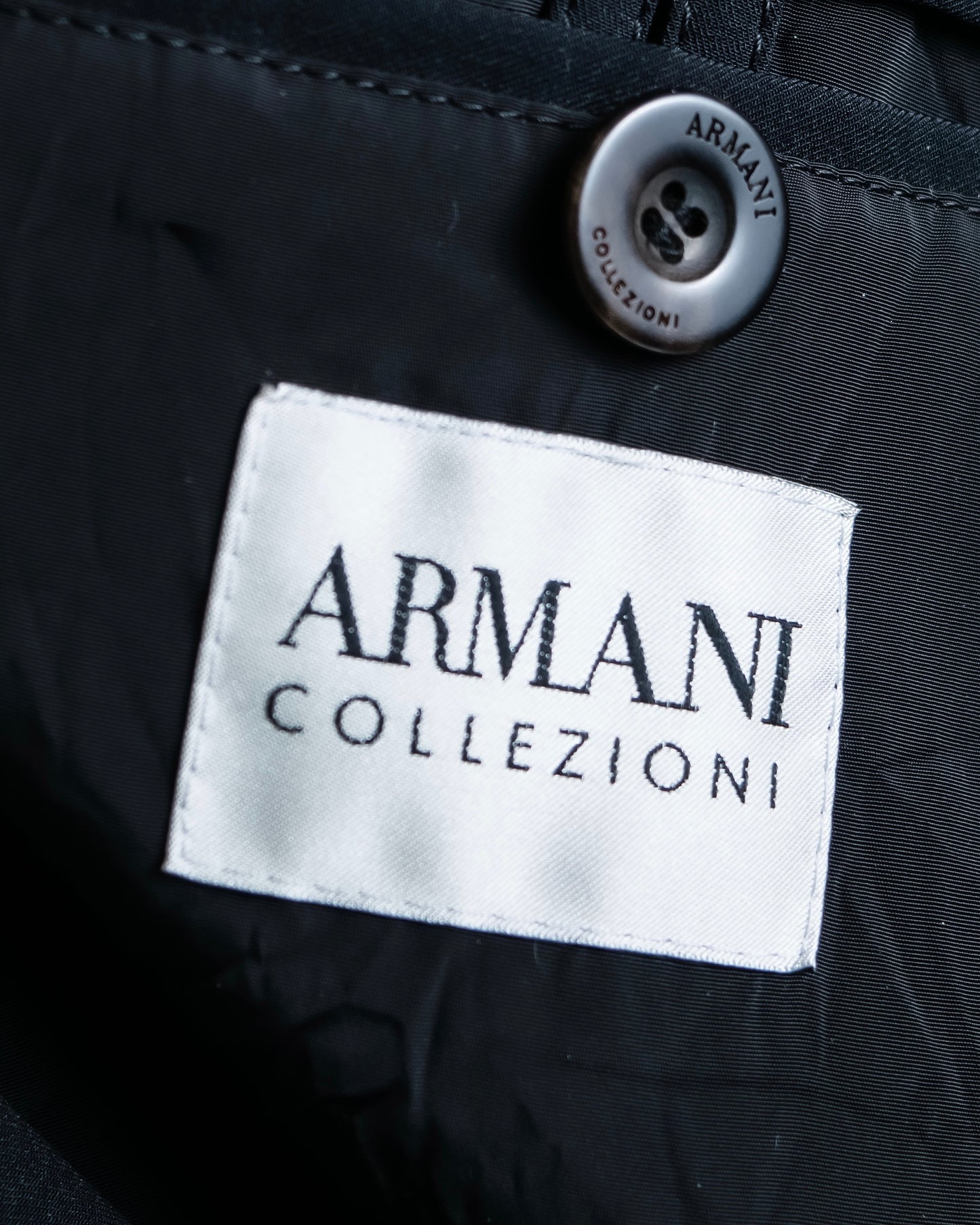 "ARMANI" Minimal design stand up collar blouson