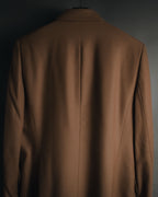 “Burberrys” 90’s crest button double breasted tailored jacket