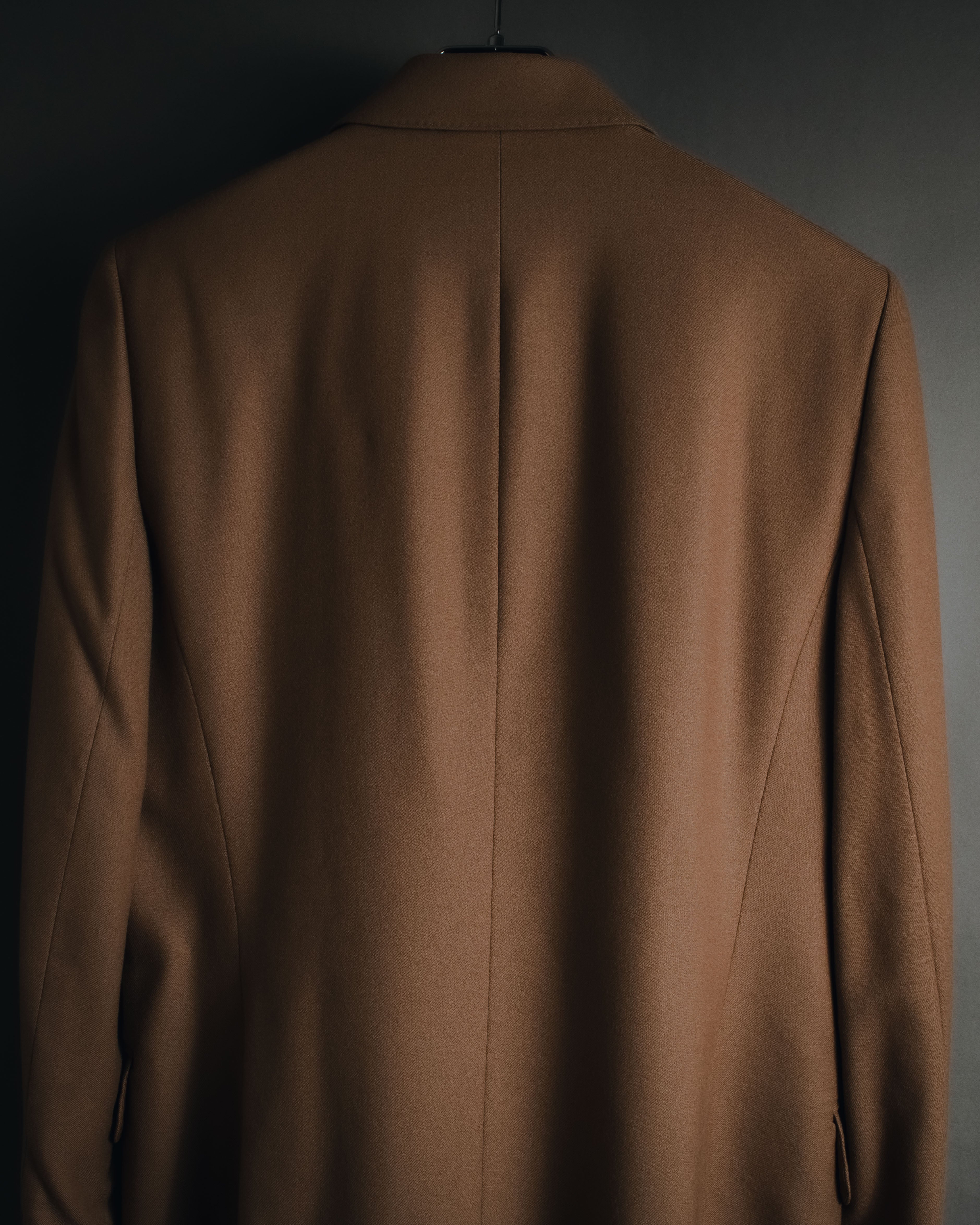 “Burberrys” 90’s crest button double breasted tailored jacket