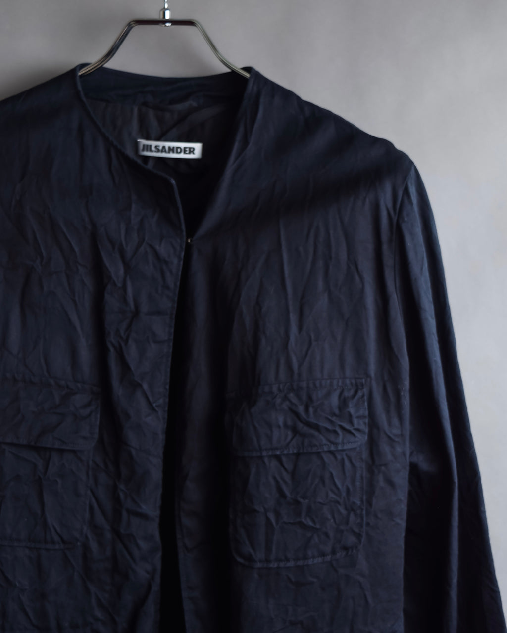 "JIL SANDER" Washer finish flat pocket design jacket