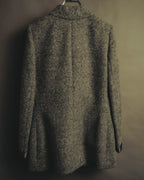 "VALENTINO BOUTIQUE" 80's Brushed alpaca skirt suit