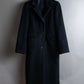 "Vintage shoulder padded cashmere blend chester coat"