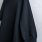 "tricot COMME des GARCONS" Maxi length deep black knit dress