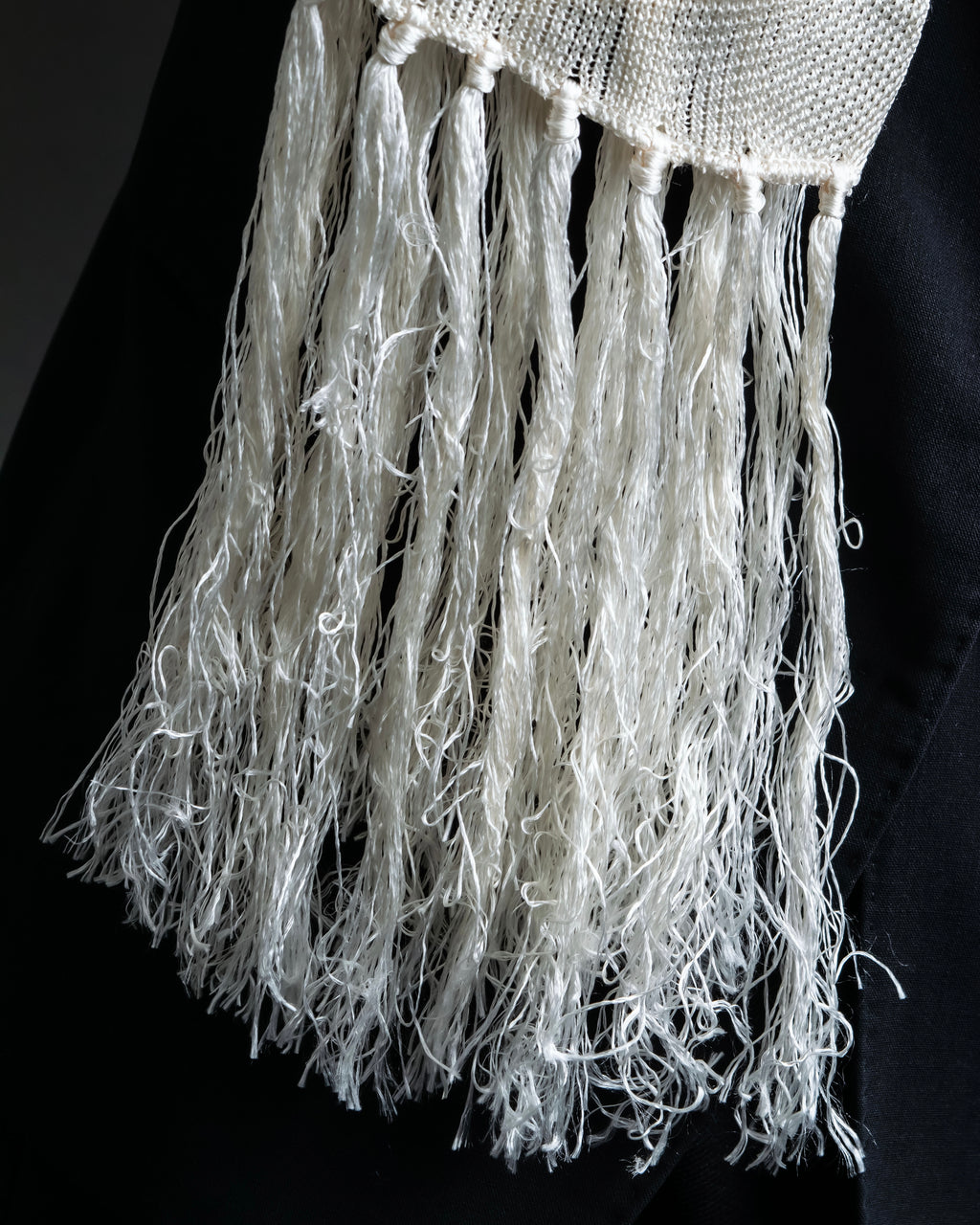 "LOEWE" Shiny silk anagram logo stole