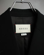 "GUCCI" Michele period stand collar modified design tailored jacket