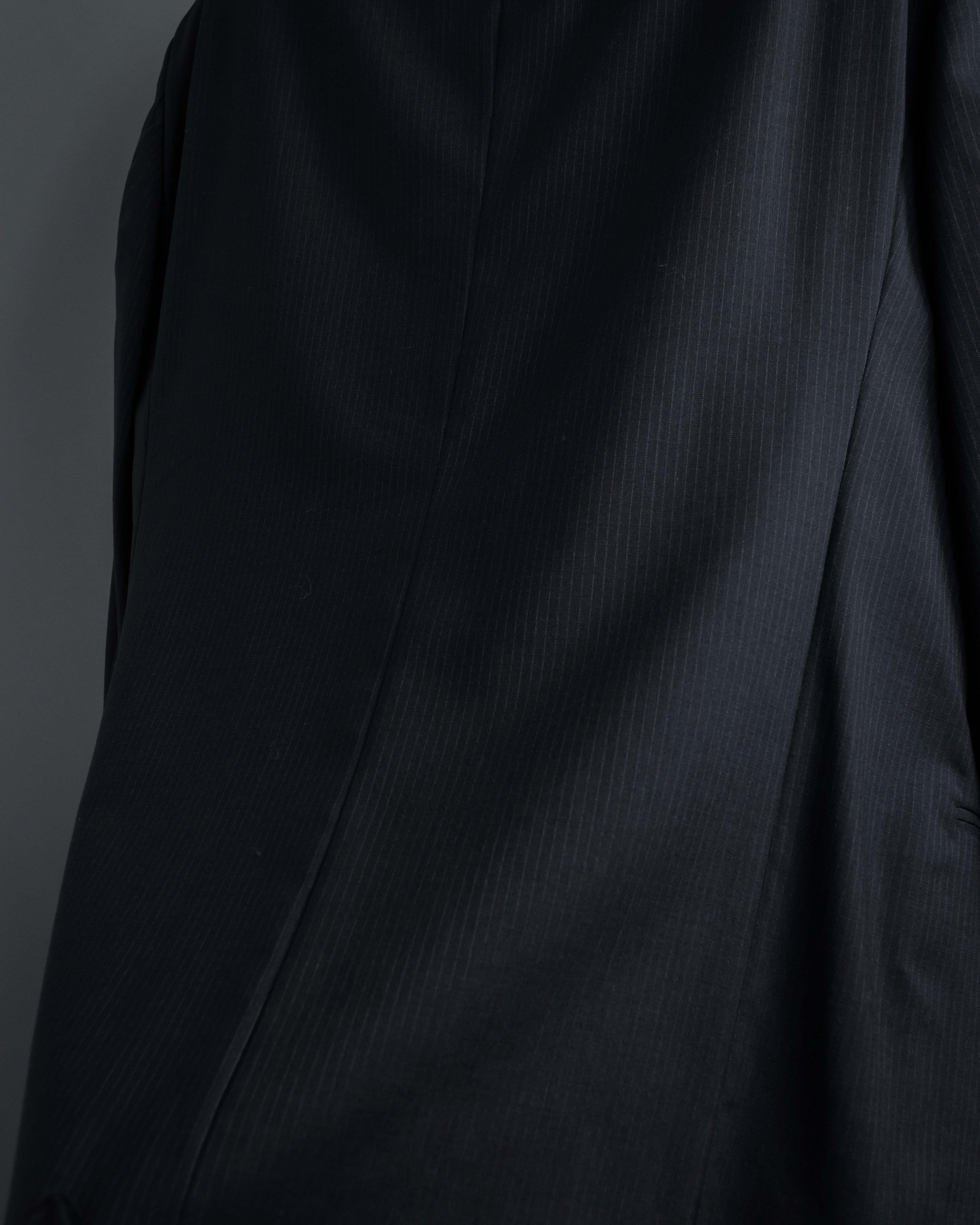 "ARMANI COLLEZIONI" Notched drape classically tailored jacket