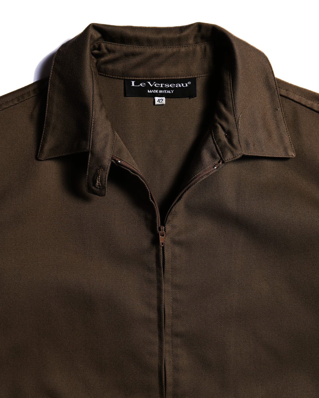 VINTAGE/ Short Length Cotton Jacket Brown