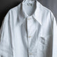 "Vintage large collar crisp material shirt"