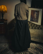 –SPECIAL– "Hermès" 70's-80's Equestrian wool tailored jacket
