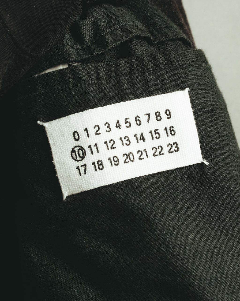 -SPECIAL- “Maison Martin Margiela” 2011-2014 Short wool blend chesterfield coat