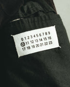 -SPECIAL- “Maison Martin Margiela” 2011-2014 Short wool blend chesterfield coat