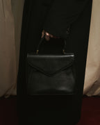 "Salvatore Ferragamo" Mid 90’s archival envelope flap top-handle bag