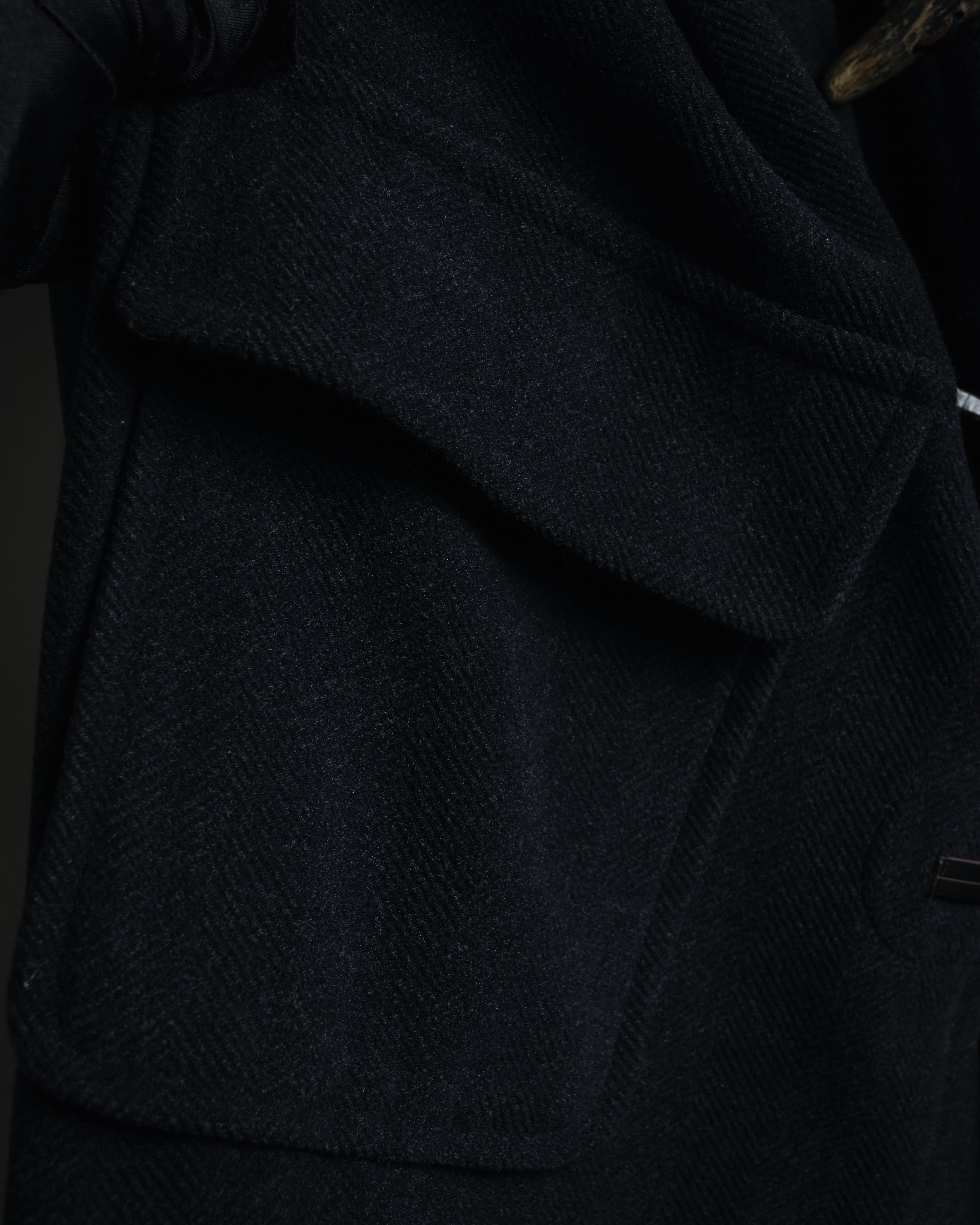 "Burberrys" 90’s heritage duffle coat with check-lined hood