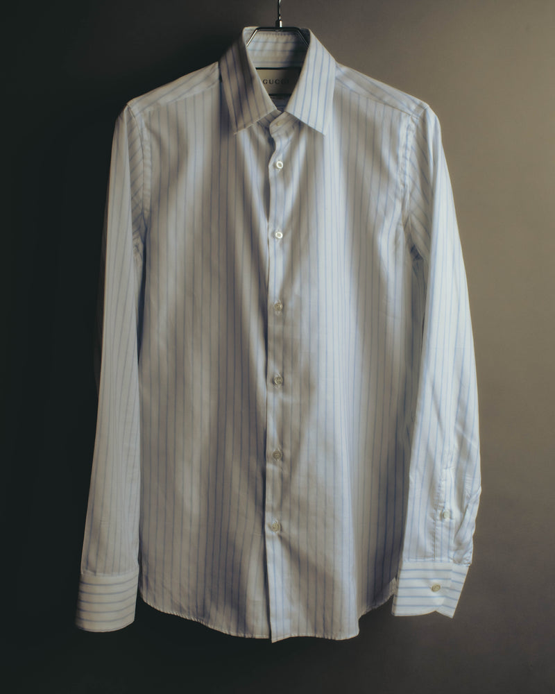 "GUCCI" 10's Refined striped dress shirt