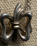 "Tiffany & Co." Silver 925 ribbon motif necklace