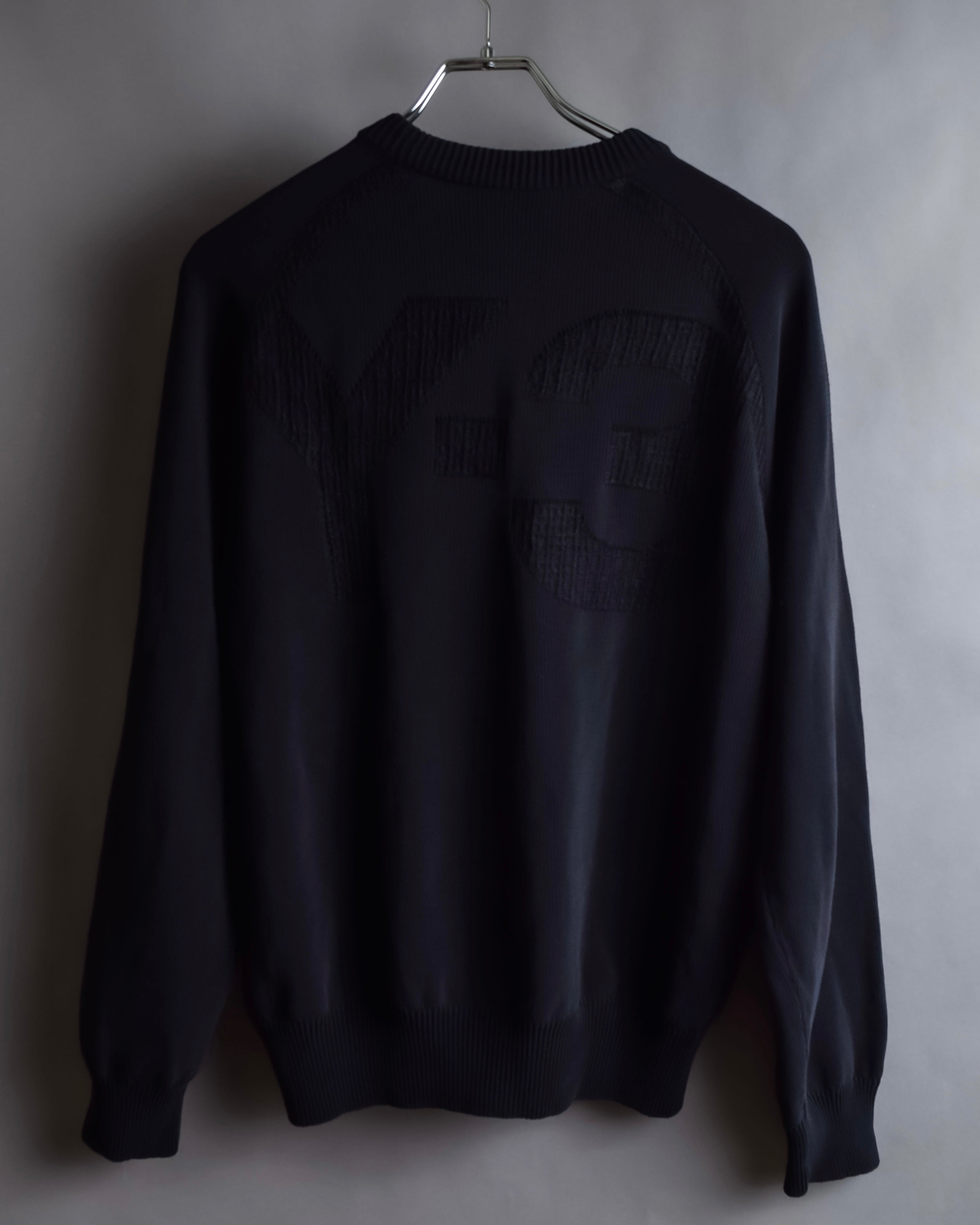 "Y-3" Logo engraved knit pullover