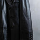 "ARMANI COLLEZIONI" 100% lamb leather oversized tailored jacket