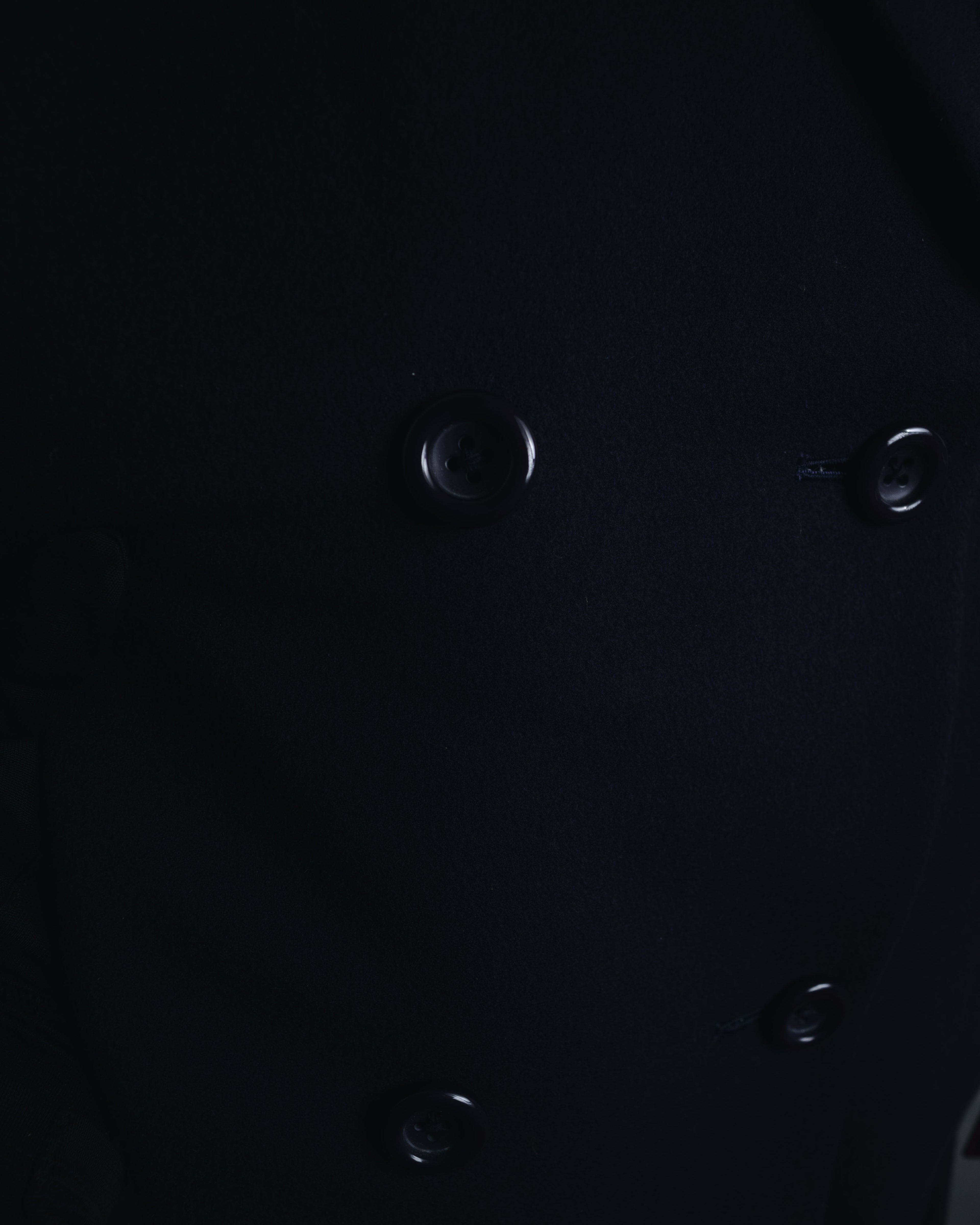 –SPECIAL– "BURBERRYS" Late 80’s-early 90’s wool and cashmere double-breasted chester coat