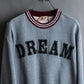 "Ｎ21 NUMERO VENTUNO" DREAM rhinestone design box silhouette
sweatshirt