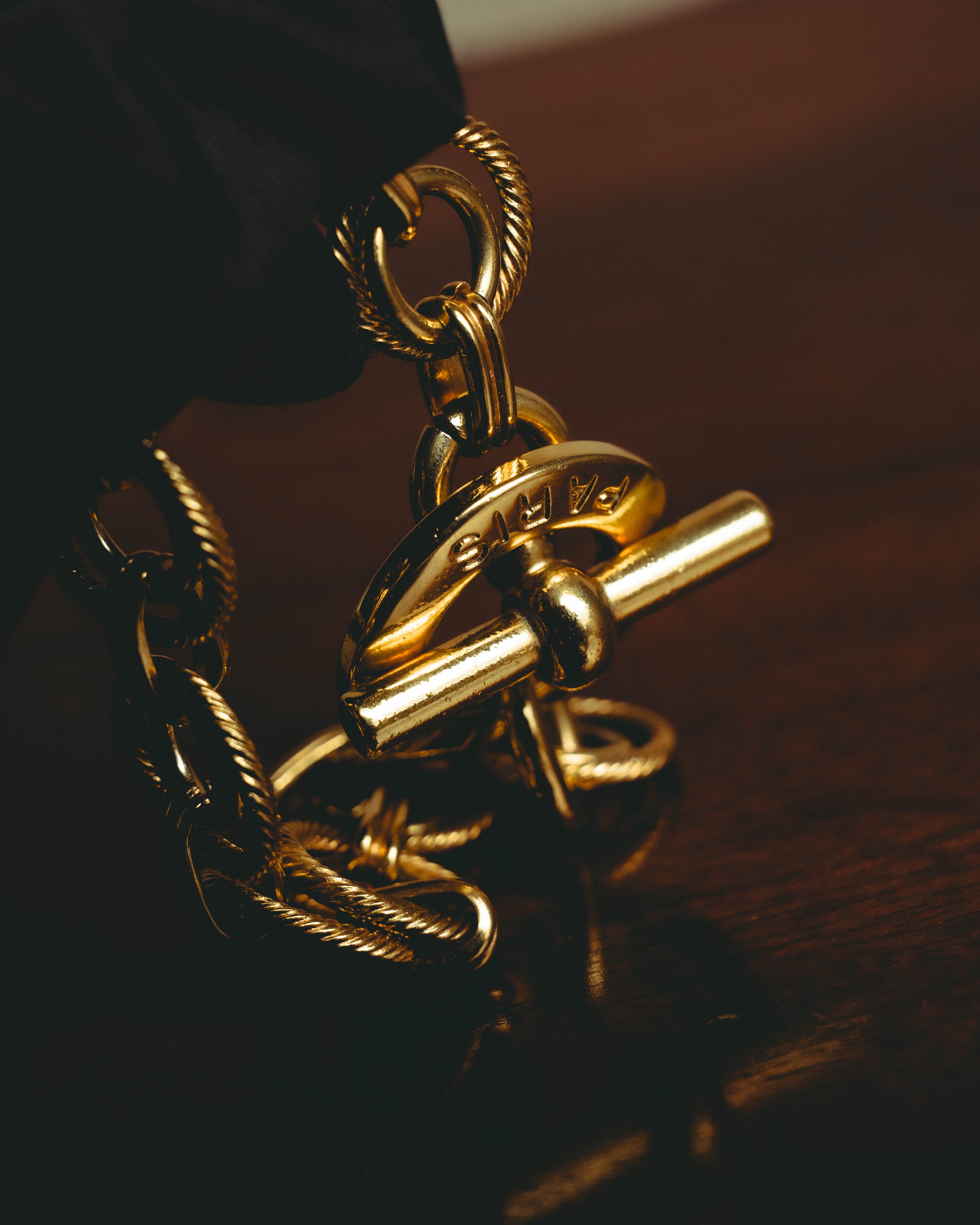 –SPECIAL– "CELINE" 90's Sculptural link bracelet