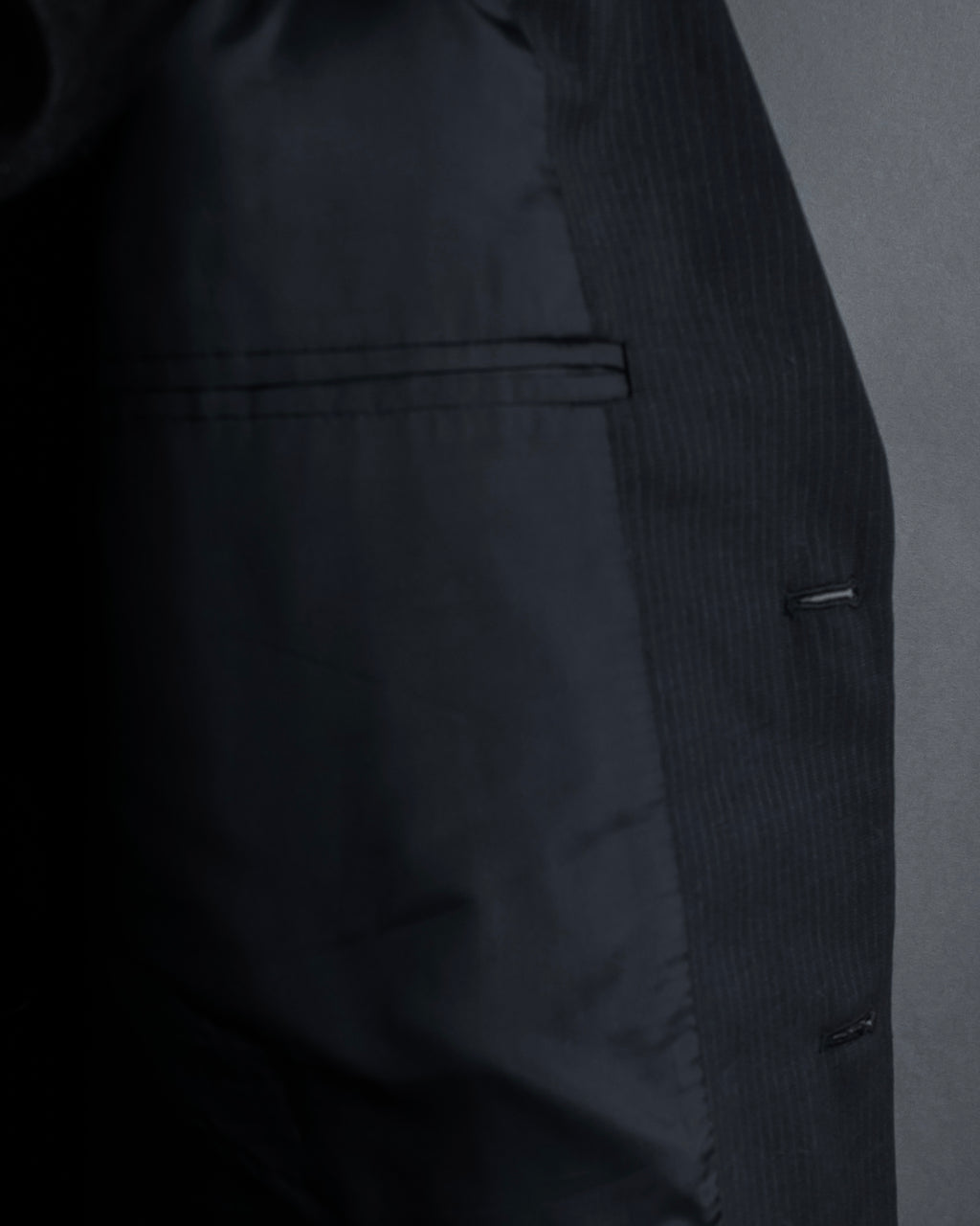 "ARMANI COLLEZIONI" Notched drape classically tailored jacket