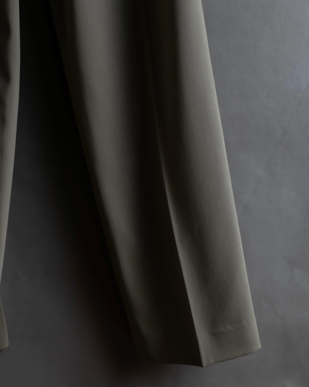 "HERMES" Margiela period silk wide straight slacks