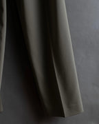 "HERMES" Margiela period silk wide straight slacks