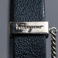 "Salvatore Ferragamo"
Silver chain design gancini leather bracelet