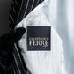 "GIANFRANCO FERRE" Striped＆dotted peak lapel tailored jacket