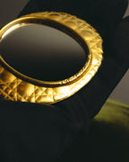 "Christian Dior" Gold cannage compact mirror
