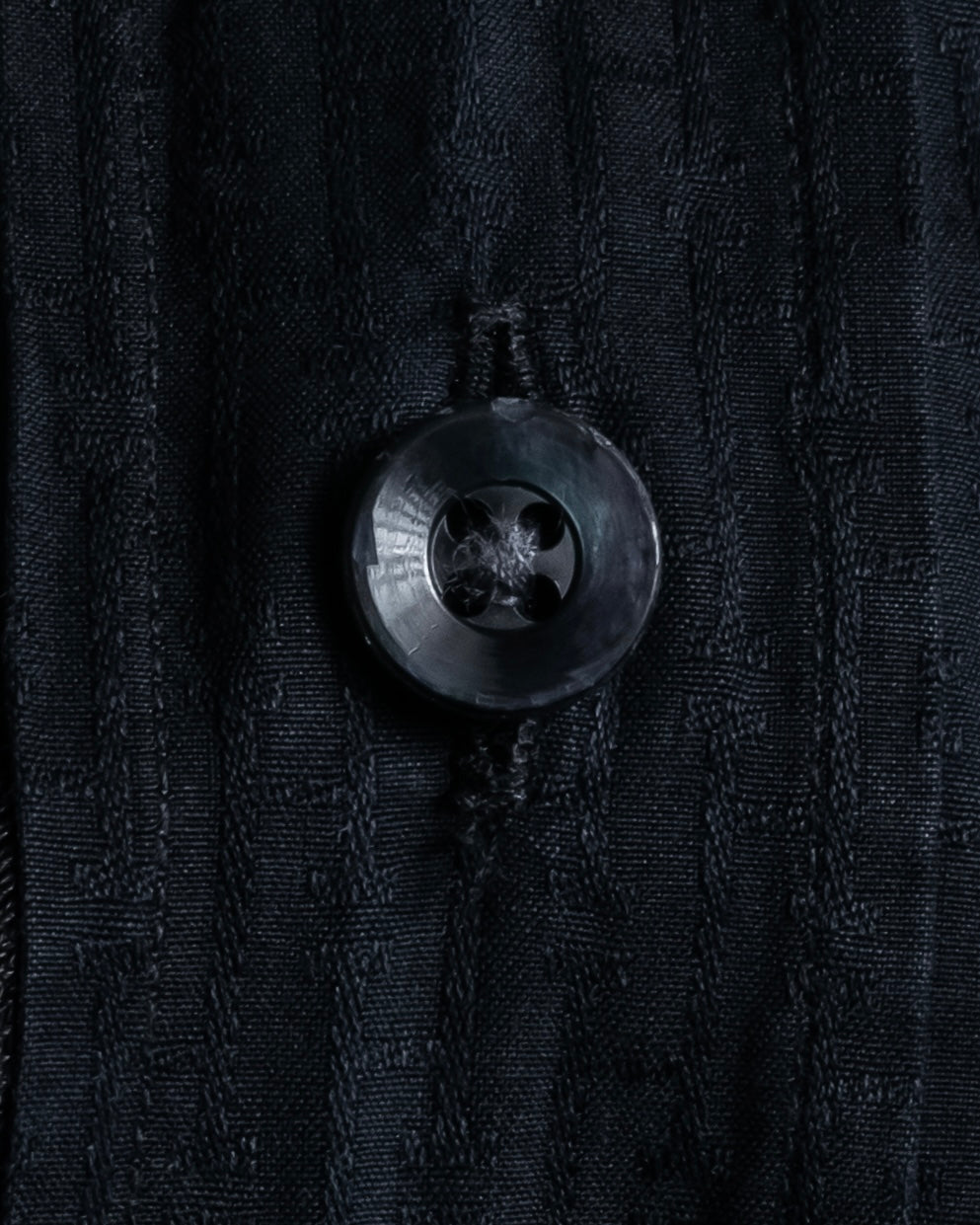 "HERMES" 90’s H-jacquard selier button shirt