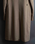 "Max Mara" Buttonless straight line beige chester coat