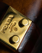 -MOOD Christmas Collections-
"PRADA" Miuccia Prada design tortoiseshell architectural bangle