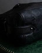 "CELINE" Metal parts design horizontal leather one-shoulder bag