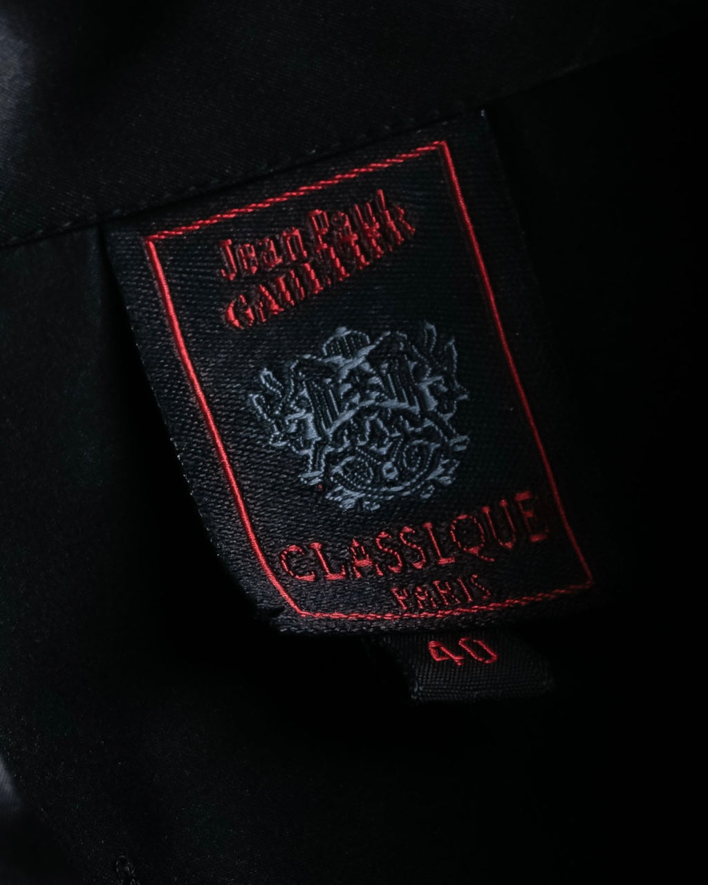 "JEAN PAUL GAULTIER" Beautiful glossy shirt dress