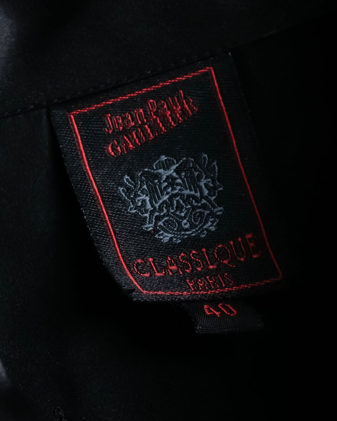 "JEAN PAUL GAULTIER" Beautiful glossy shirt dress