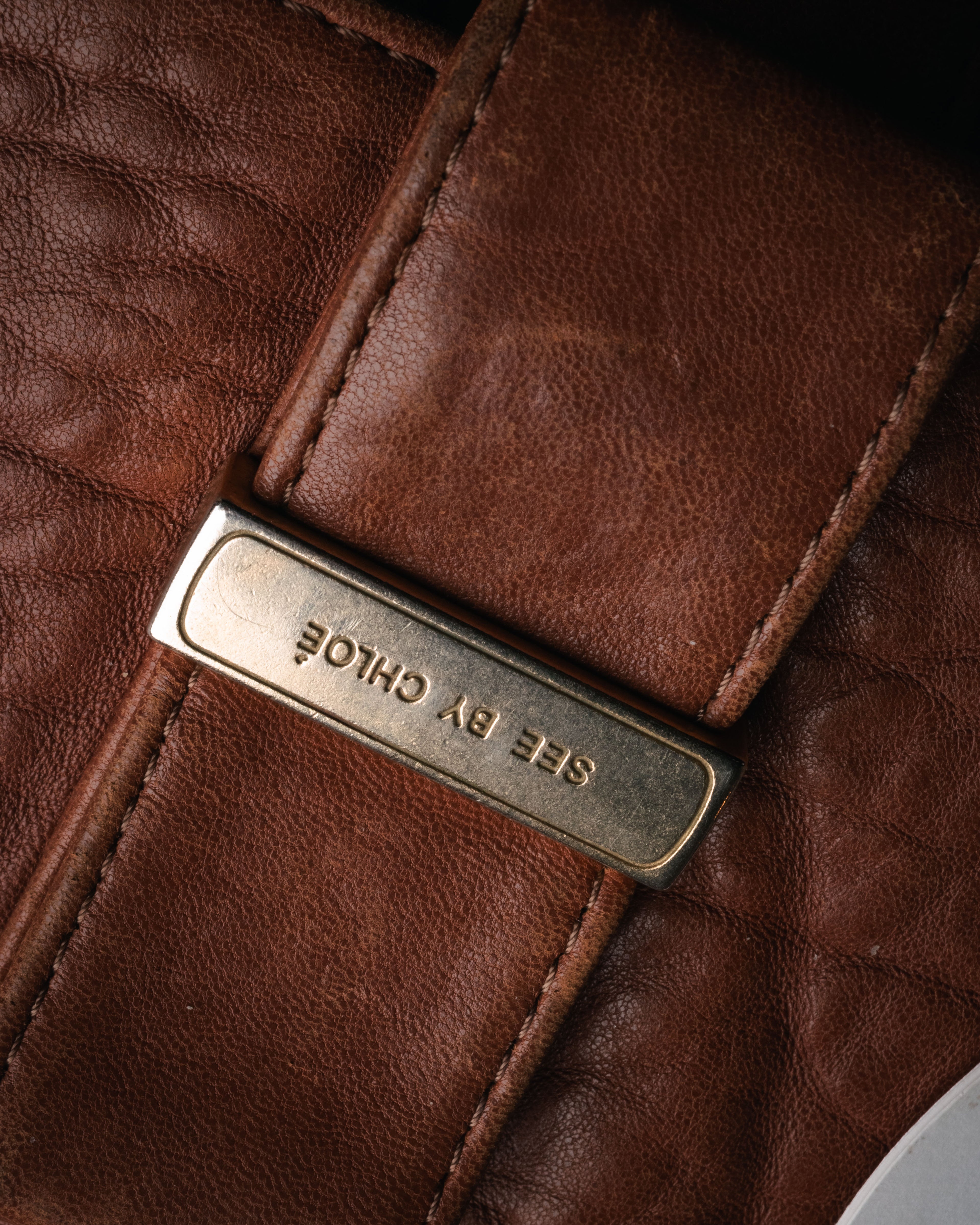 “See By Chloé” 2010’s soft grained leather shoulder bag