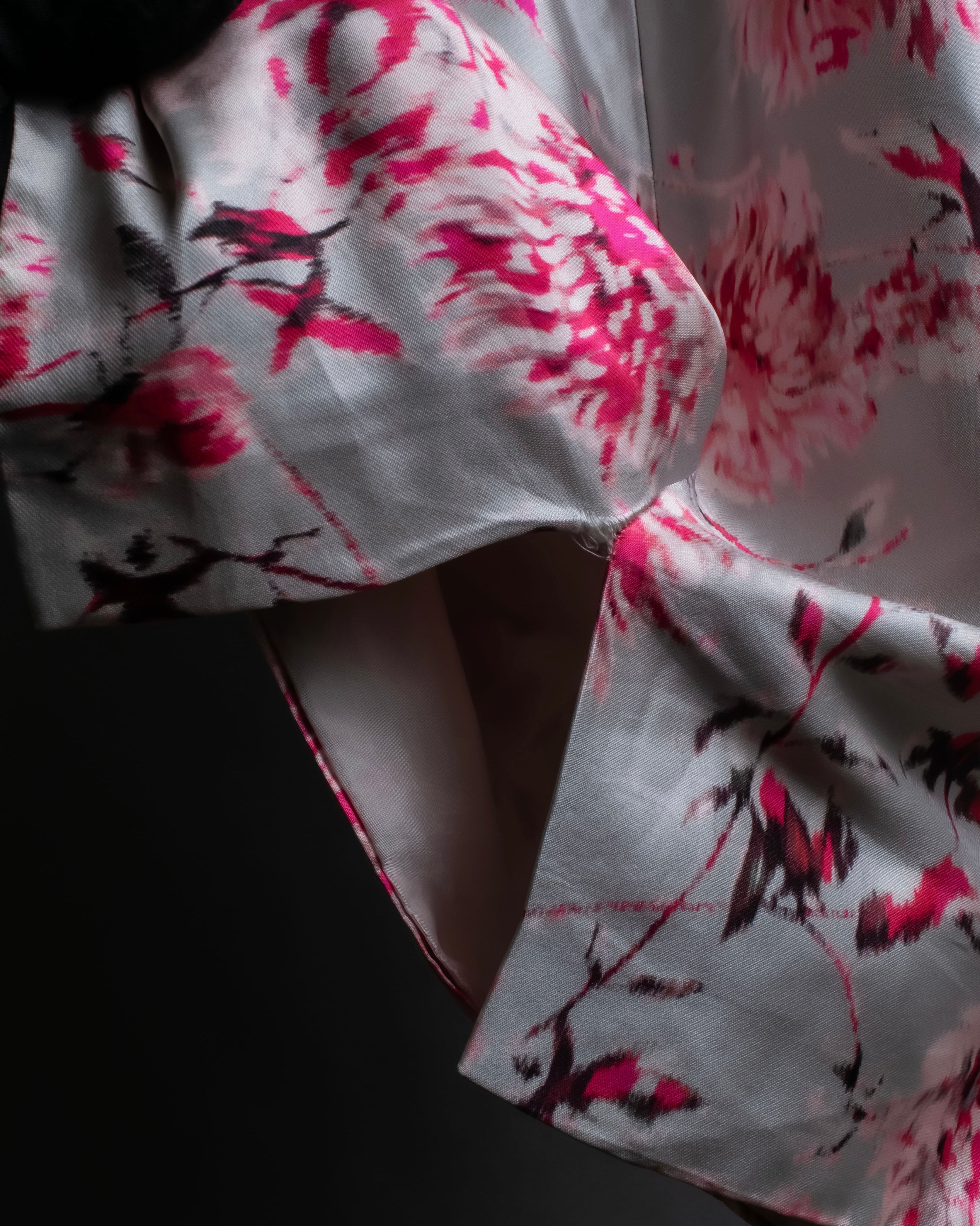 "Max Mara" Watercolor floral pattern sleeveless long dress